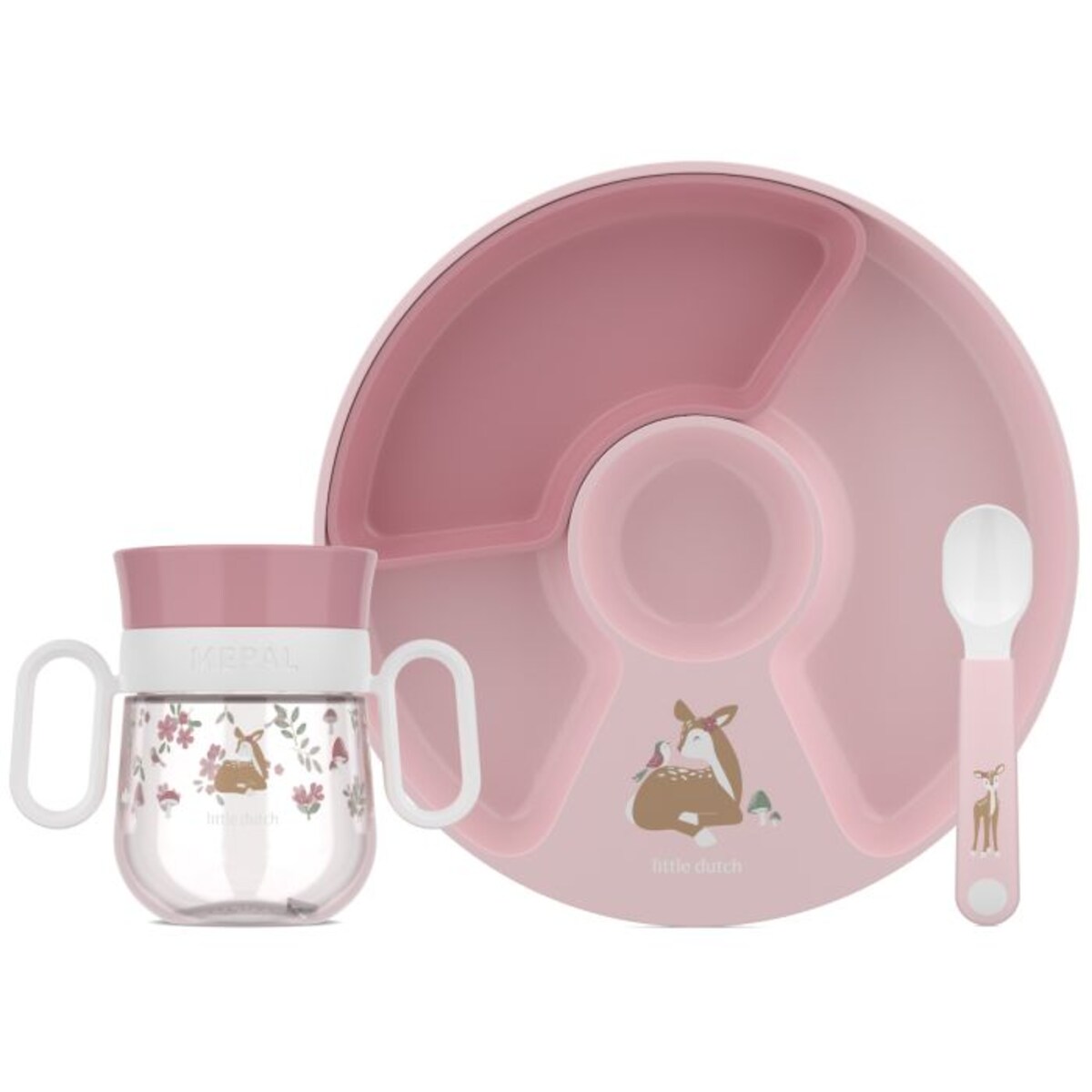Dziecięcy zestaw obiadowy 3-szt. Mio Fairy Garden 108040565406