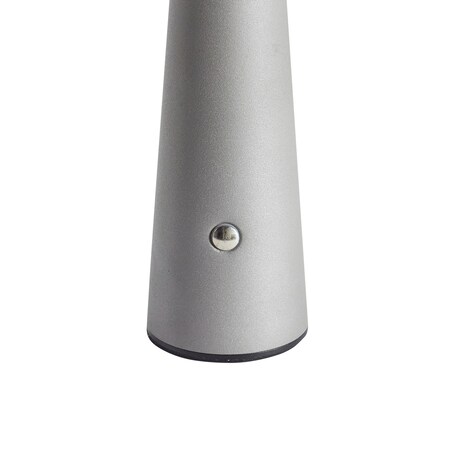 Bezprzewodowa lampa stołowa LED AGUSAN Ze ściemniaczem Metal Szary