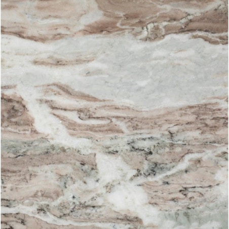 Stolik kawowy marmur, drewno mango Capo 91,5 cm