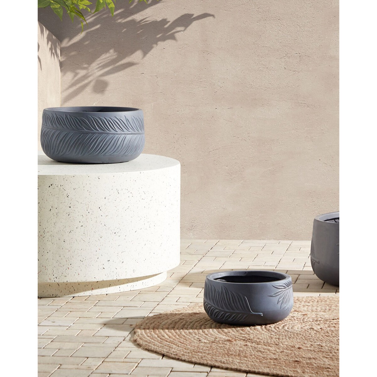 Doniczka FTERO 25 cm Szary