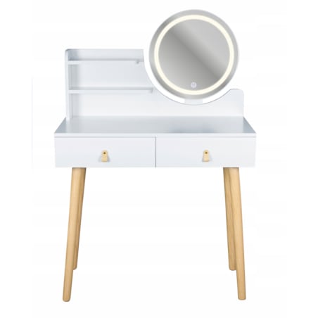 Toaletka Z Lustrem Scandi Kosmetyczna Skandynawska