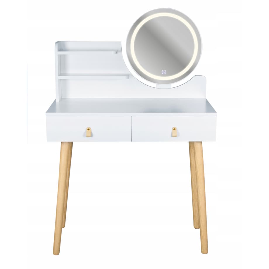 Toaletka Z Lustrem Scandi Kosmetyczna Skandynawska