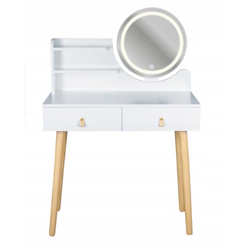 Toaletka Z Lustrem Scandi Kosmetyczna Skandynawska