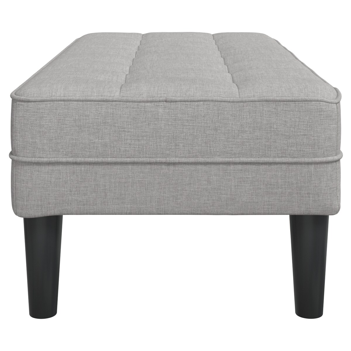 ławka vidaXL w kolorze chmur szary 113x57x39 cm z tkaniny