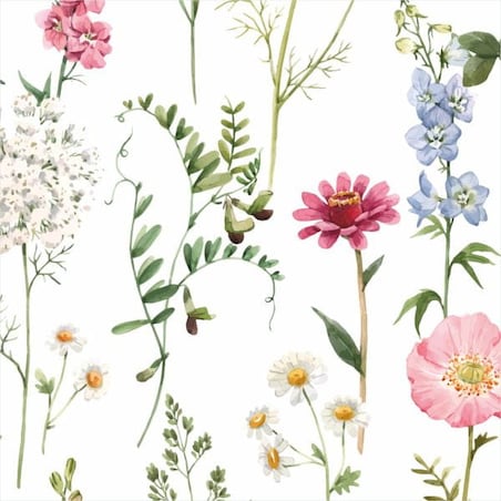 Bieżnik wiosenny SPRING wzór SP17 | sielski ogród - 40 x 180 cm