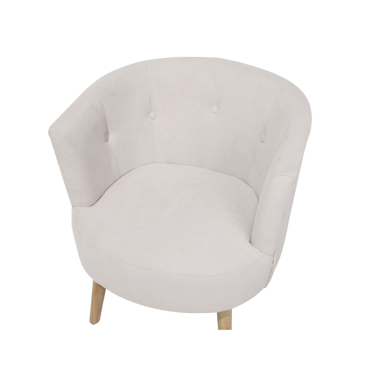 Fotel złamana biel ODENZEN