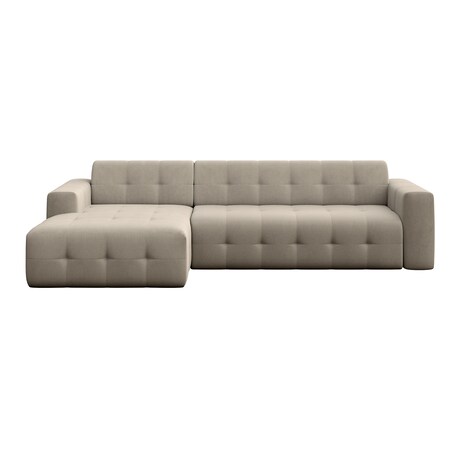 Sofa narożna lewa Tuil XL ciemno beżowa