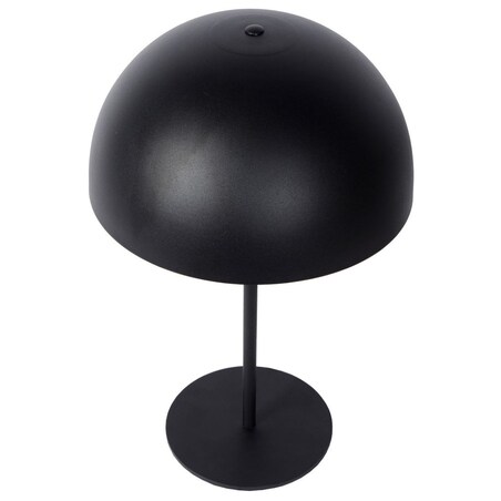 Stojąca LAMPA biurkowa SIEMON 45596/01/30 Lucide stołowa LAMPKA kopuła metalowa czarna