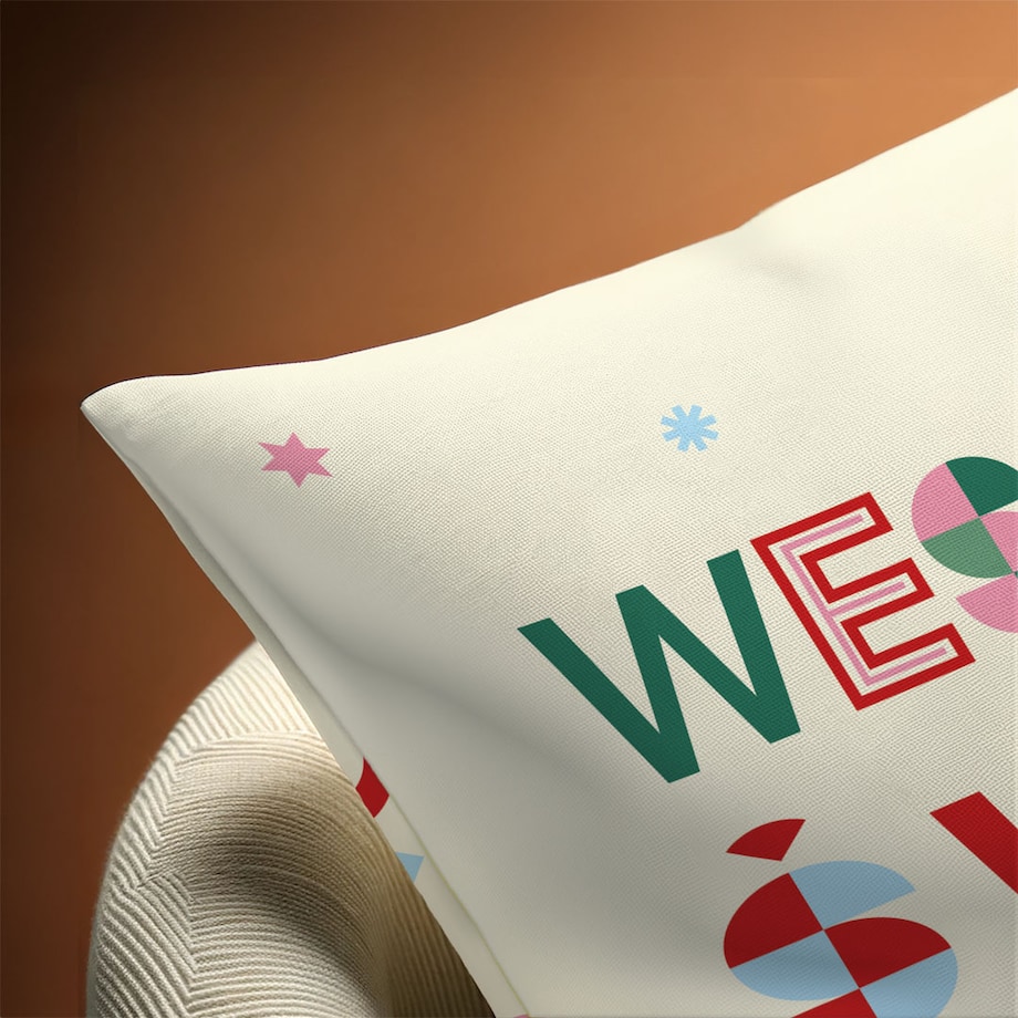 Poduszka świąteczna - Wesołych Świąt 40x60 cm