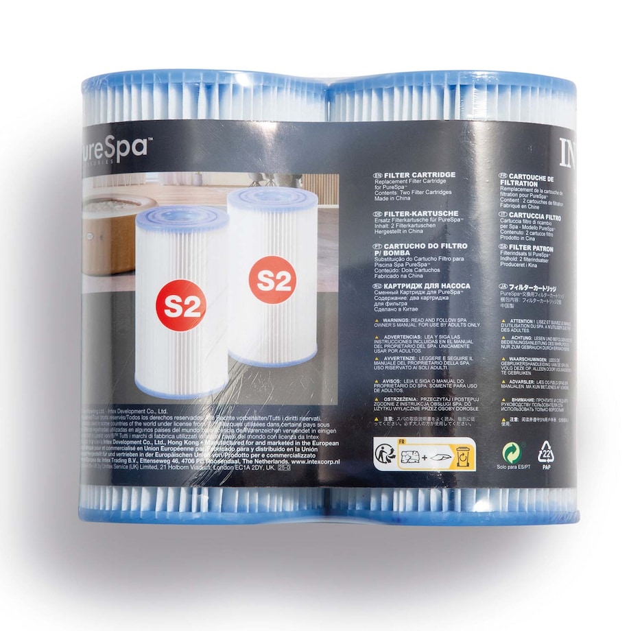 Filtr do pompy Pure Spa Jacuzzi Intex typ S2 wkład wymienny 2 szt. 20912