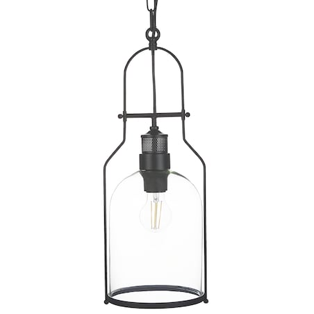 Zestaw 2 lamp wiszących BASHILO Metal Czarny