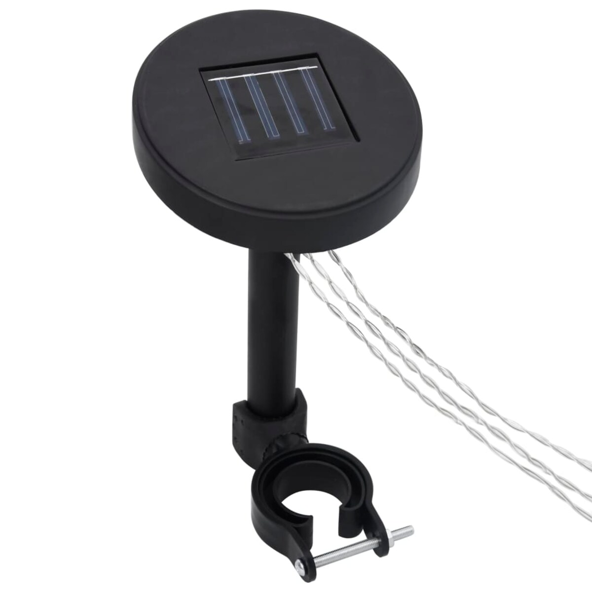 vidaXL Altana z zasłonami i lampkami LED, 3x3 m, taupe