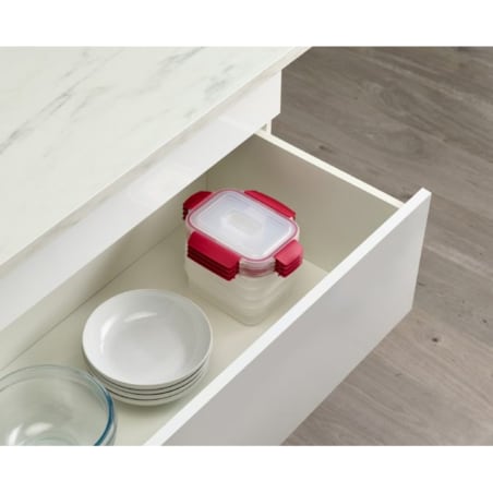 Zestaw 4 pojemników Red Nest Lock Joseph Joseph
