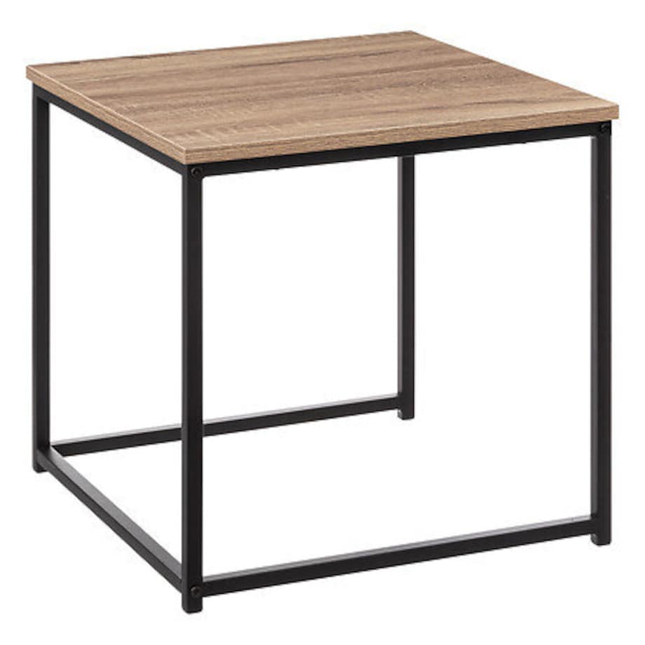 ZESTAW 2 STOLIKÓW Aliaj z efektem naturalnego dębu