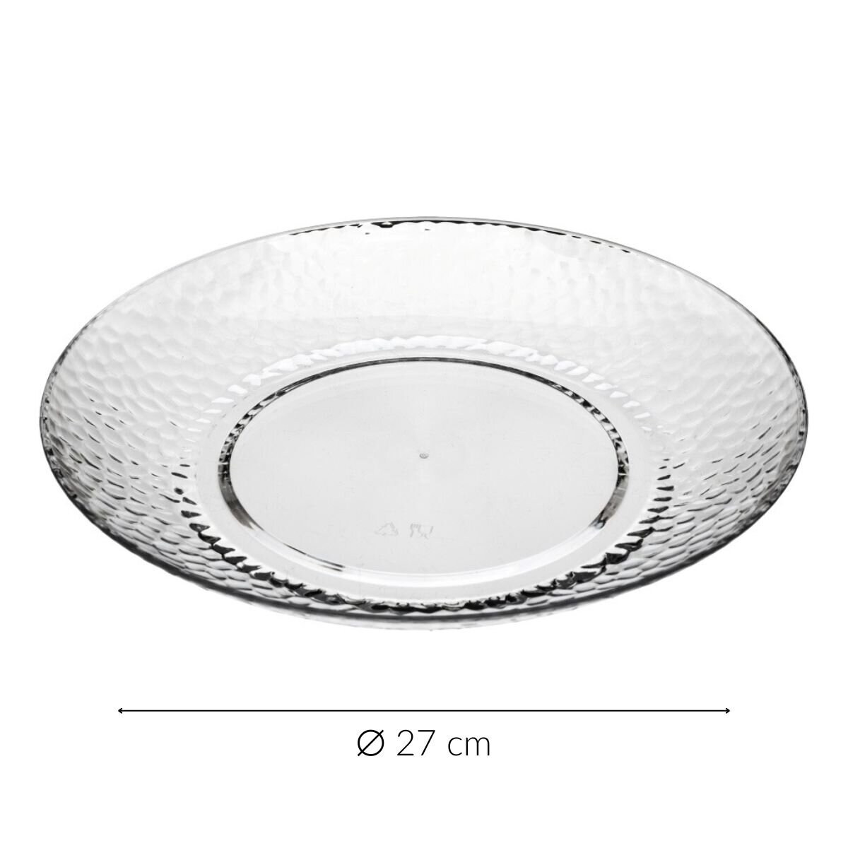 Talerz obiadowy Estiva, Ø27 cm, tworzywo sztuczne