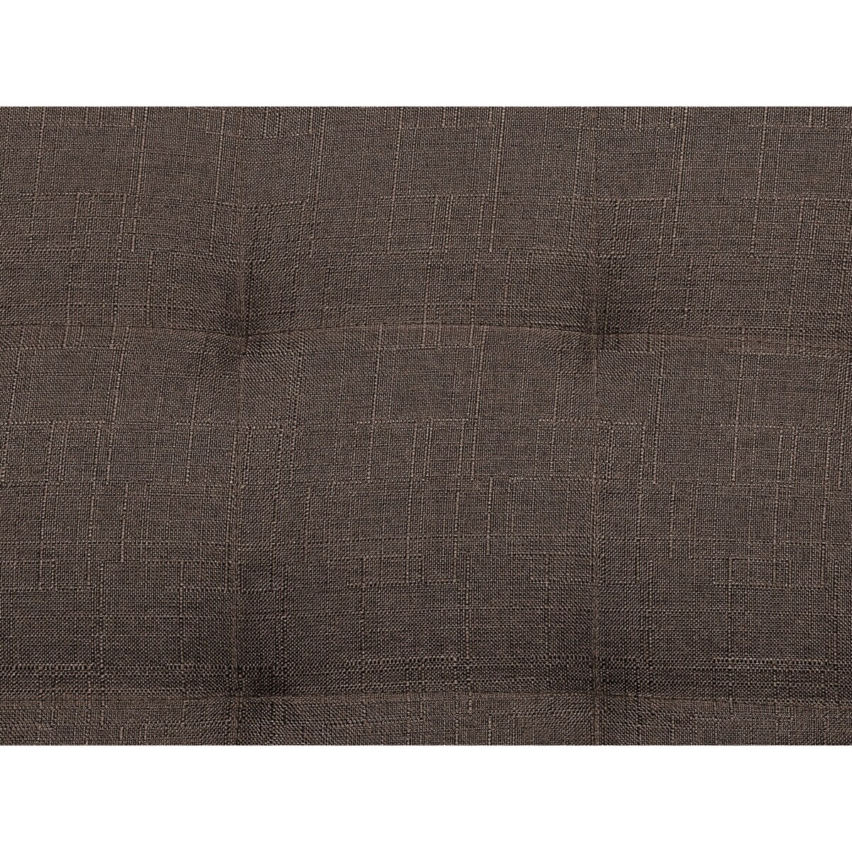 Narożnik rozkładany 5-osobowy z otomaną brązowy ABERDEEN