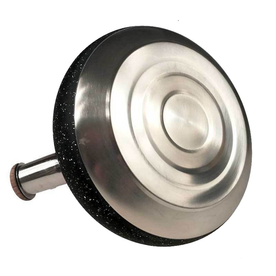 Czajnik stalowy z gwizdkiem 2.7L Wood Line czarny KLAUSBERG