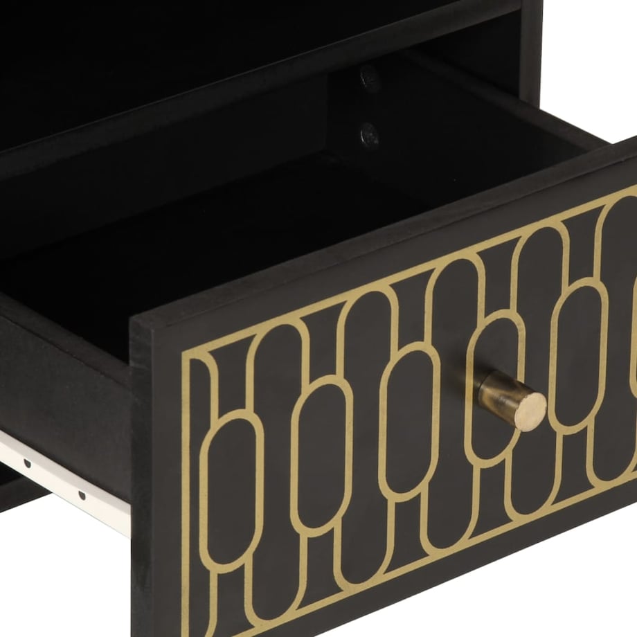 vidaXL Szafki nocne, 2 szt., 40x33x46 cm, lite drewno mango