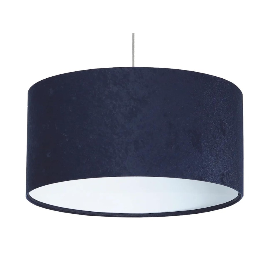 Lampa wisząca HOME 30 granatowa/biała