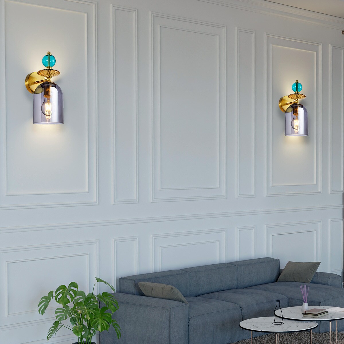 Kinkiet Light Prestige Tropea dymny 1 x E27 1 szt.