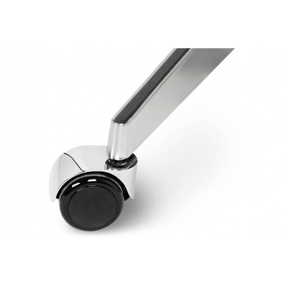 Biurowy fotel Lounge KH1501100106 King Home stal skóra orzech czarny