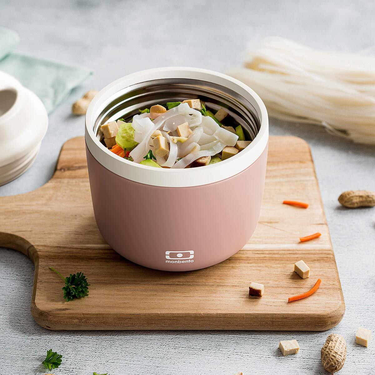 Monbento Element termos obiadowy 0,55 l Pink Moka