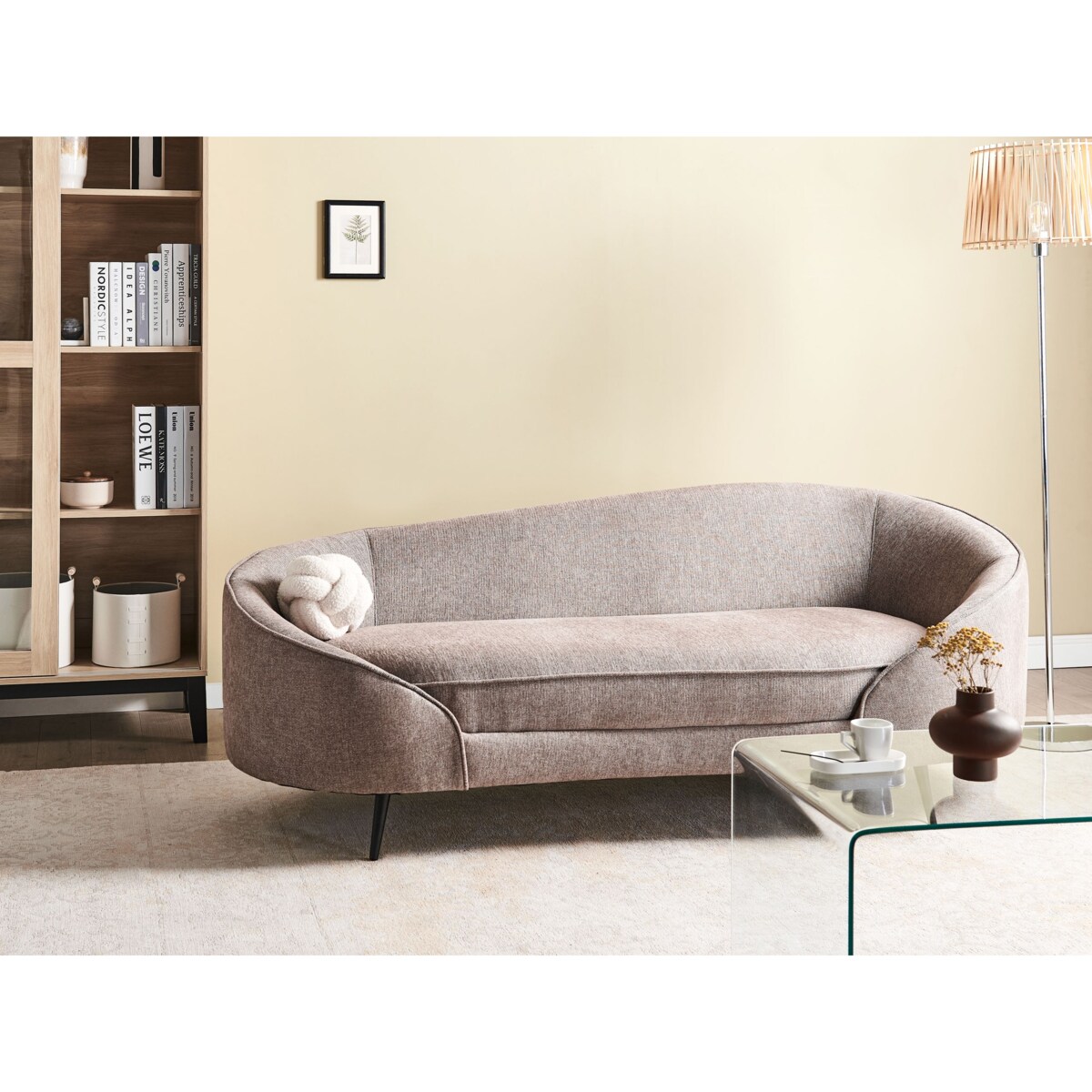 Sofa dla 2 osób SAVAR Brązowy