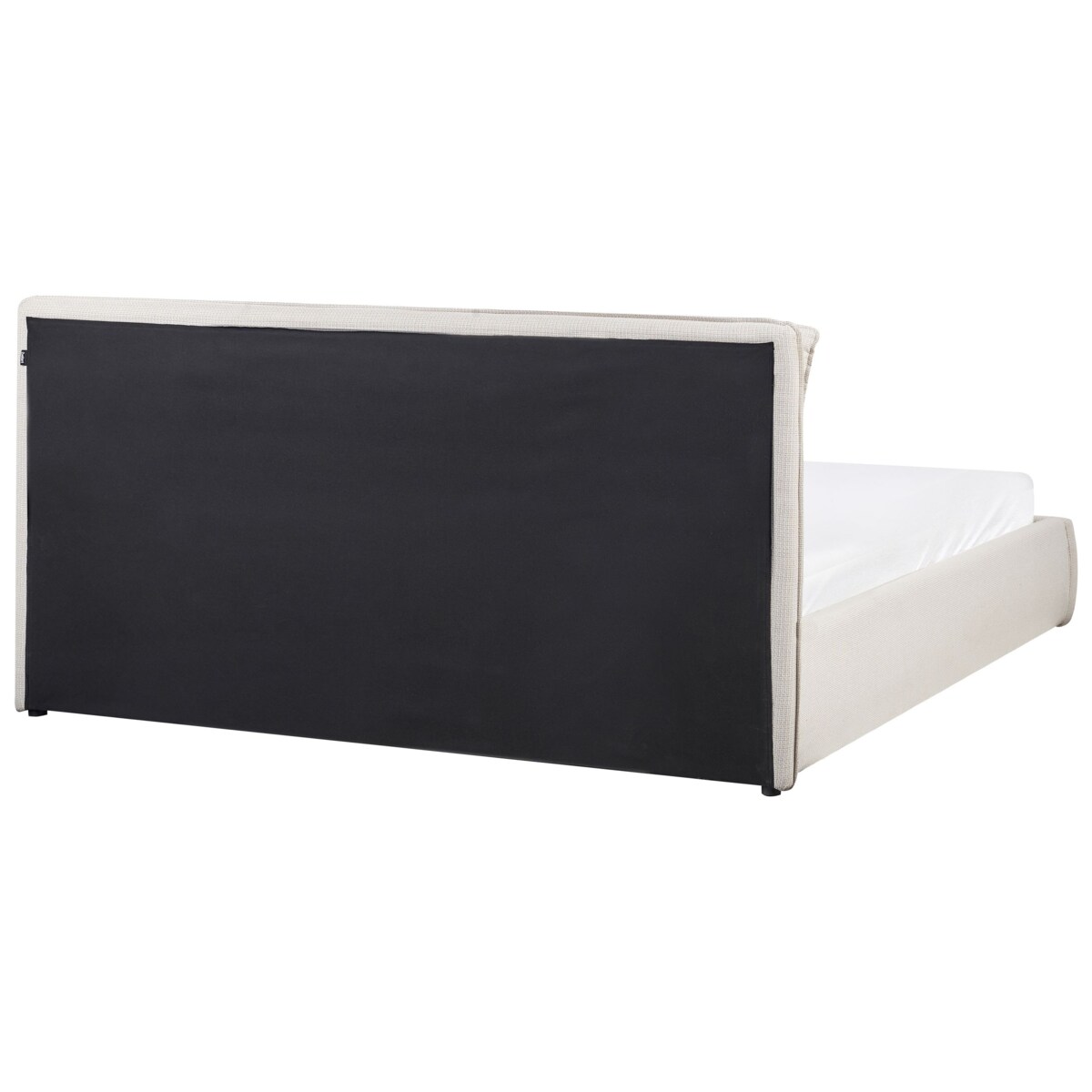 Łóżko z pojemnikiem BAJONNA 180 x 200 cm Beżowy