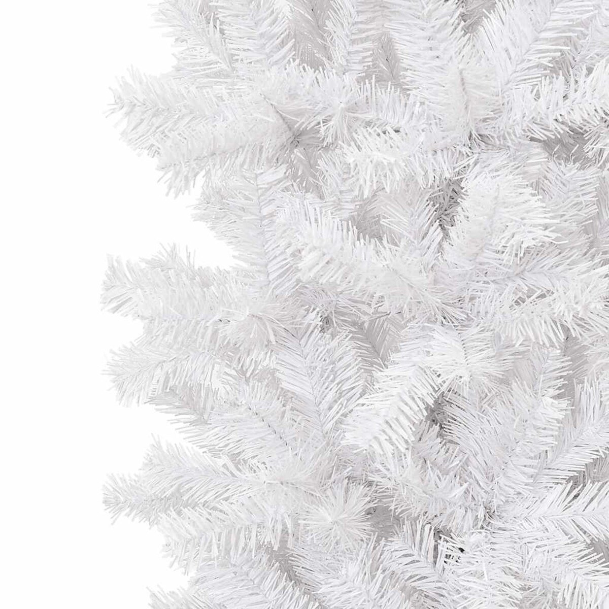 vidaXL Łuk świąteczny z girlandą, biały, 240 cm