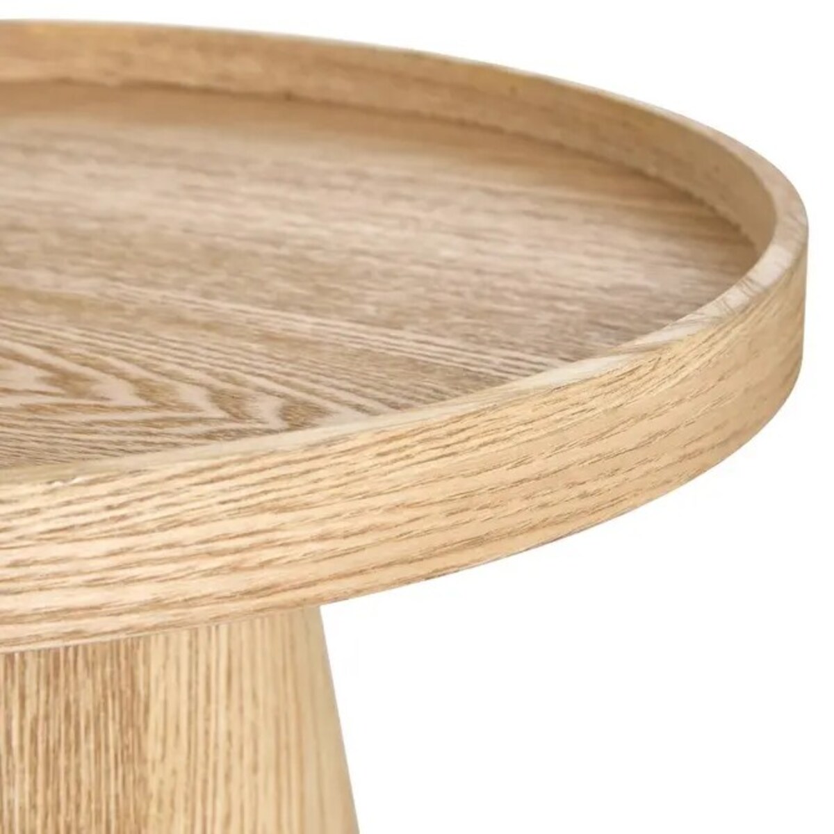 Stolik pomocniczy, boczny, Ø45 cm, MDF, Hercyna