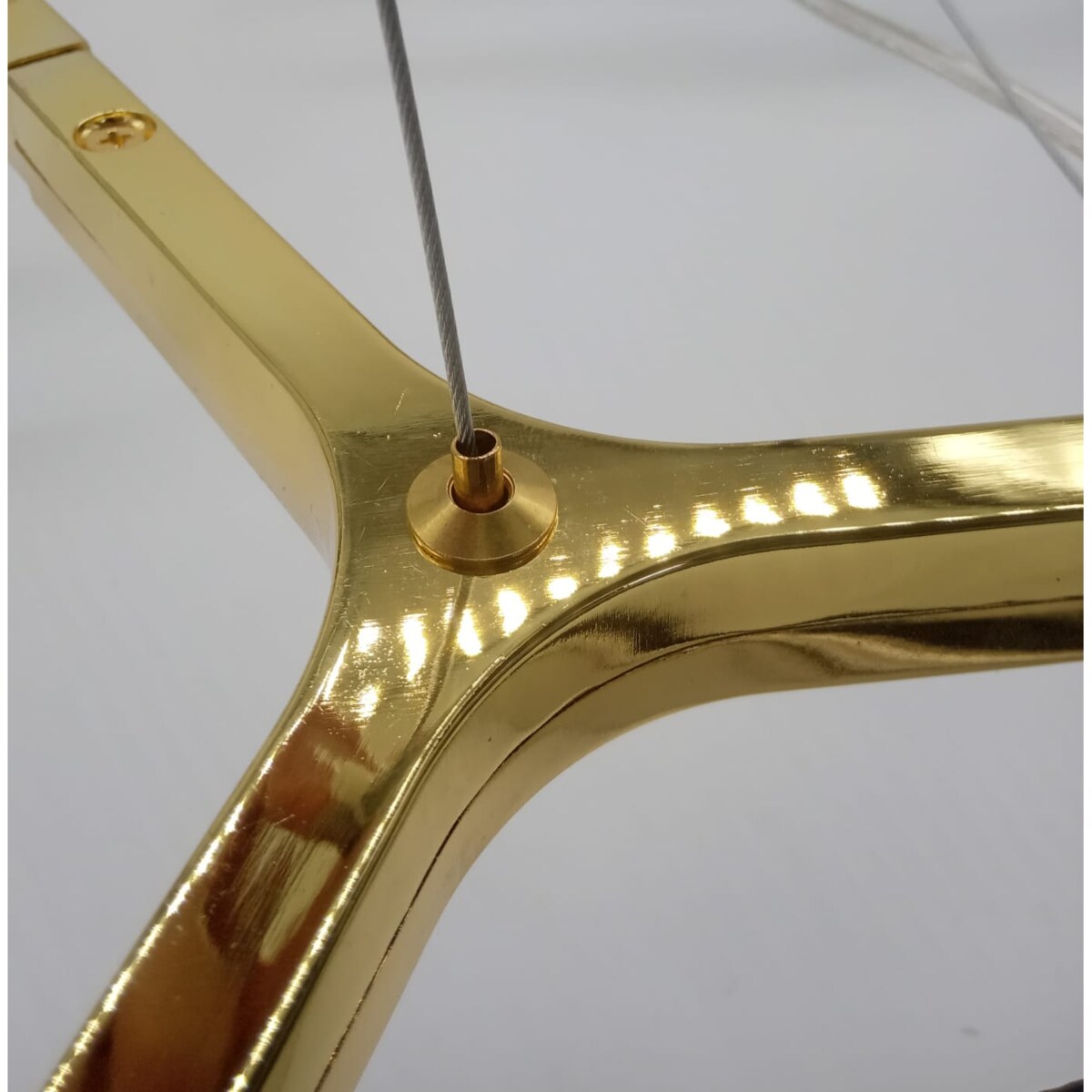 Lampa wisząca świecznik Candles ST-8043-12A GOLD Step designerska złota