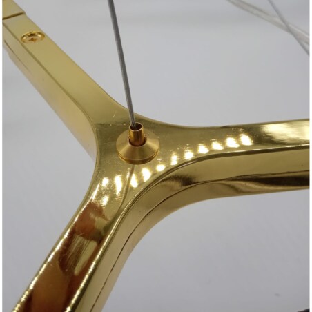 Lampa wisząca świecznik Candles ST-8043-12A GOLD Step designerska złota