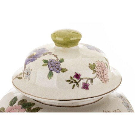 Amfora porcelanowy pojemnik z pokrywą 49x25x25 cm LORO