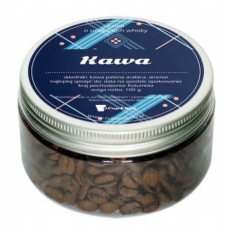 Kawa aromatyzowana IRISH WHISKY arabica ziarnista na Dzień Ojca upominek