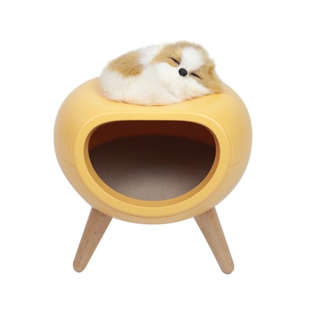 Lampka nocna dla dzieci z pieskiem - żółta