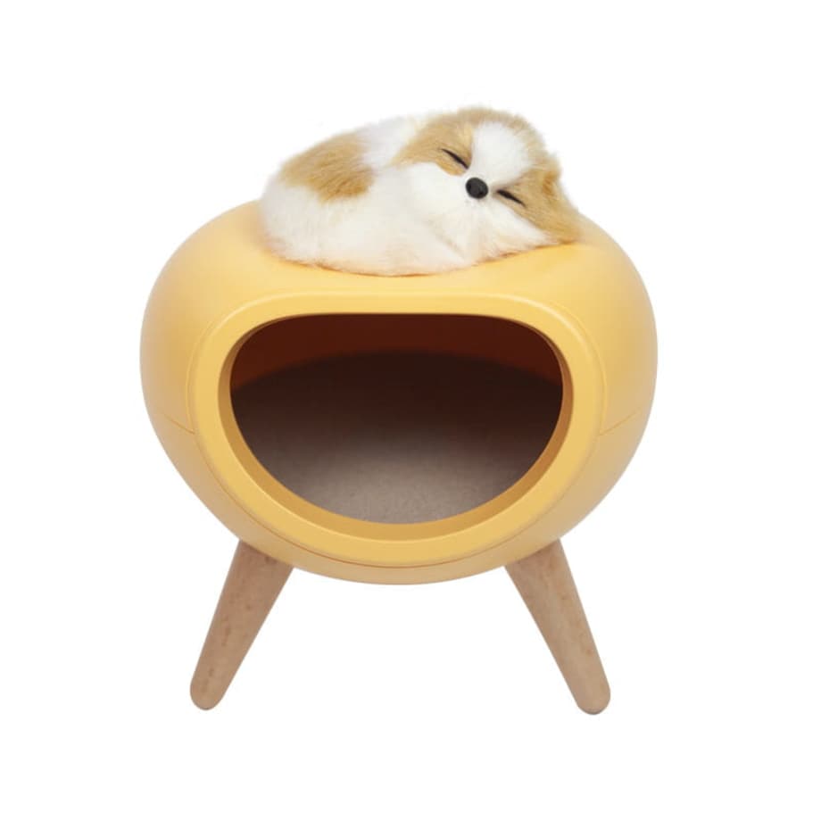 Lampka nocna dla dzieci z pieskiem - żółta