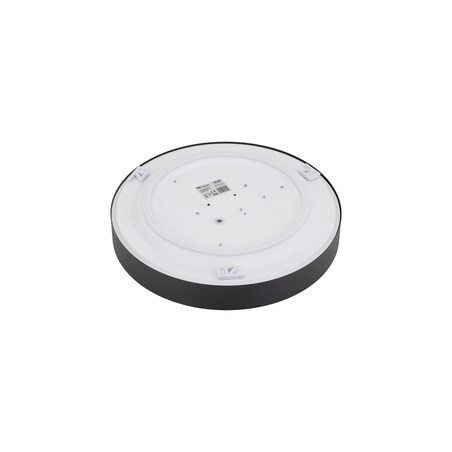 Lampa Sufitowa Łazienkowa Tk Lighting Velis Czarna Plafon Led 24W Ip54 Zmienna Barwa, Ściemniany