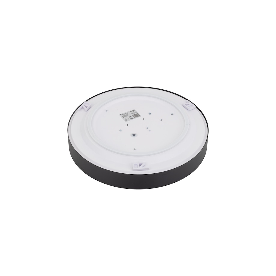 Lampa Sufitowa Łazienkowa Tk Lighting Velis Czarna Plafon Led 24W Ip54 Zmienna Barwa, Ściemniany