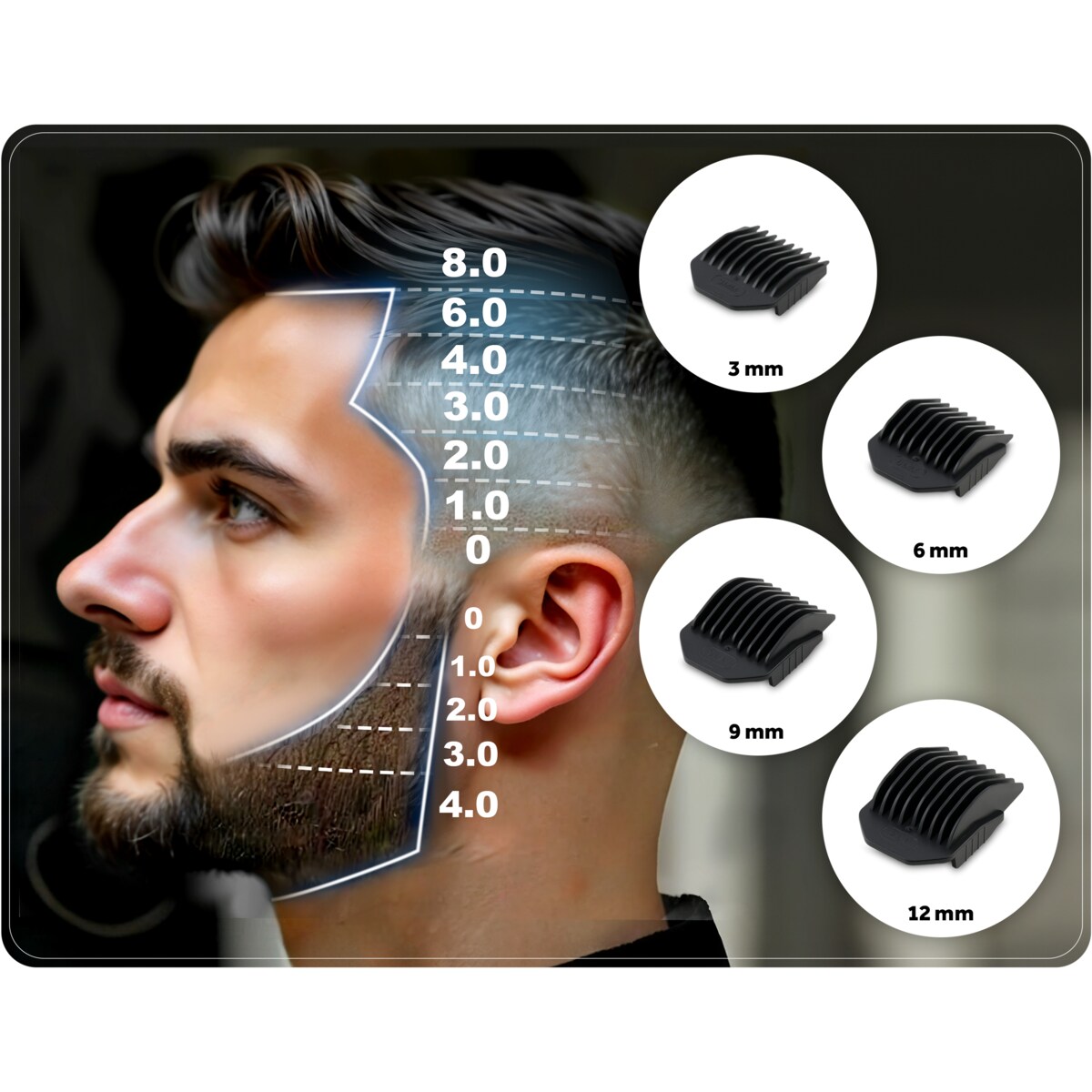 Maszynka do golenia strzyżenia włosów brody trymer Berdsen