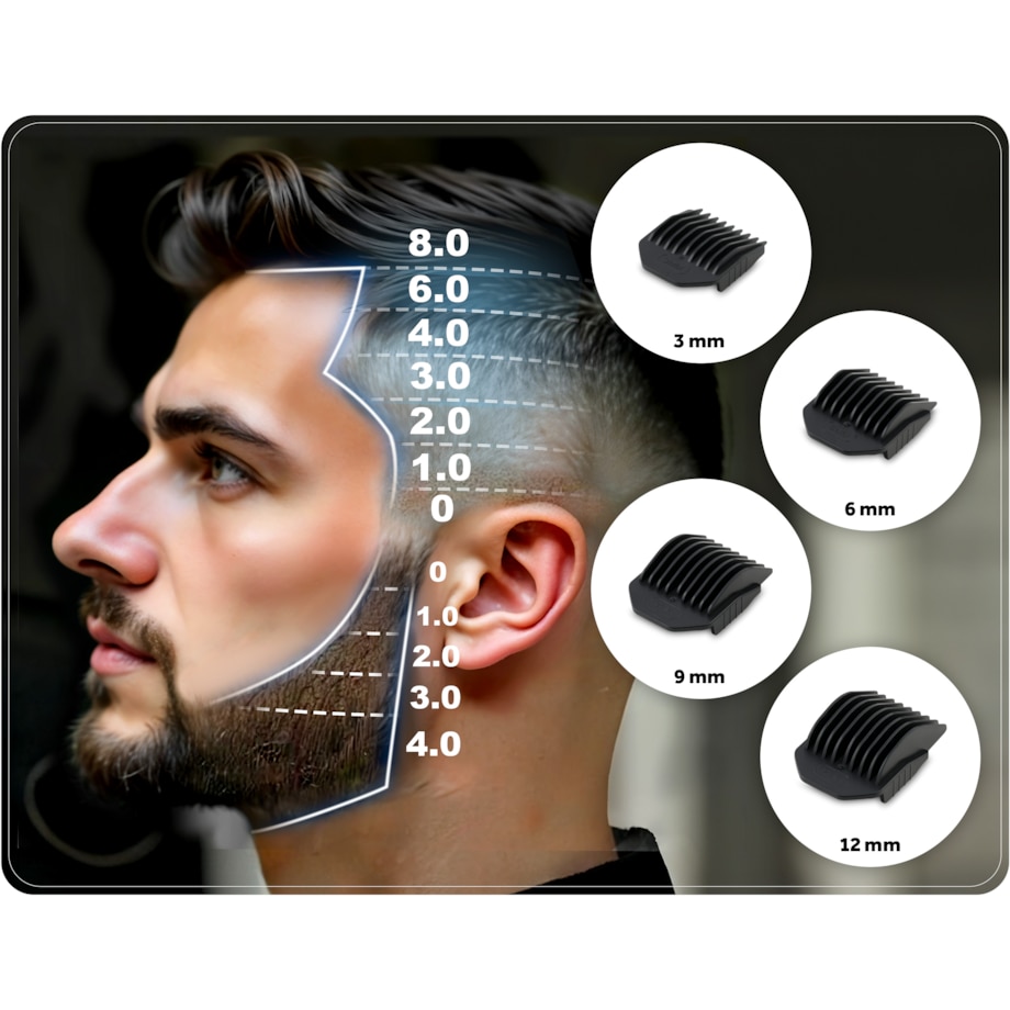 Maszynka do golenia strzyżenia włosów brody trymer Berdsen