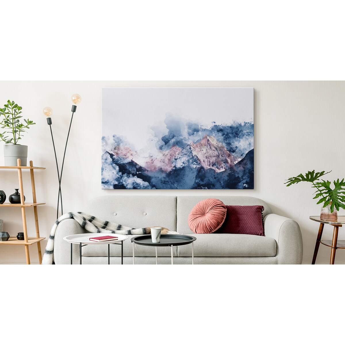 Obraz Abstrakcyjne Pasma Górskie 70x50cm