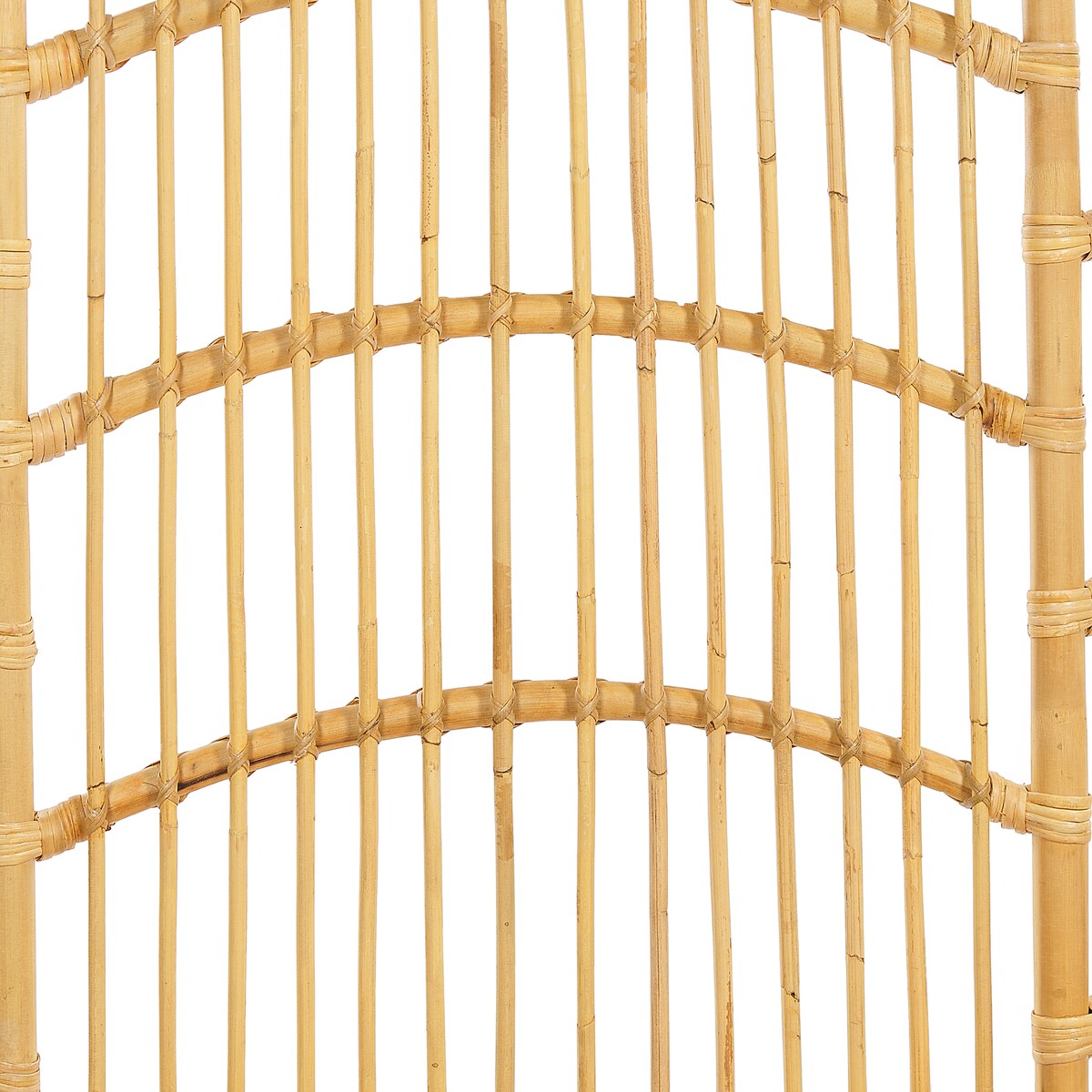 Łóżko Rattan DOMEYROT 140 x 200 cm Jasnobrązowy