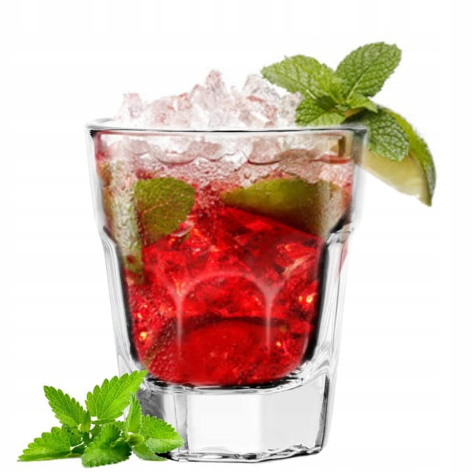 Kieliszek do Wódki Nalewek 40 ml Glasmark Grube z Optykiem Komplet 6 sztuk