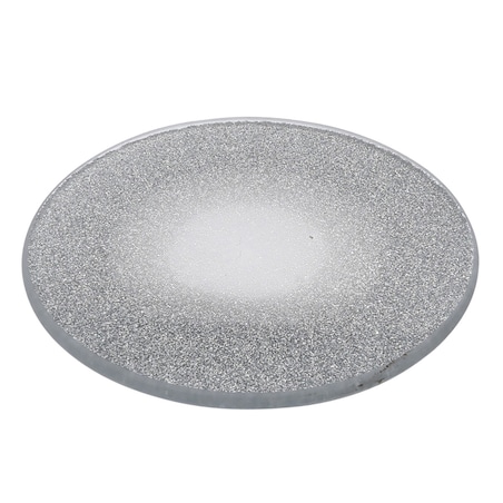 Podkładka Podstawka Pod Świecę Dekoracyjna Srebrna Z Brokatem 15 Cm