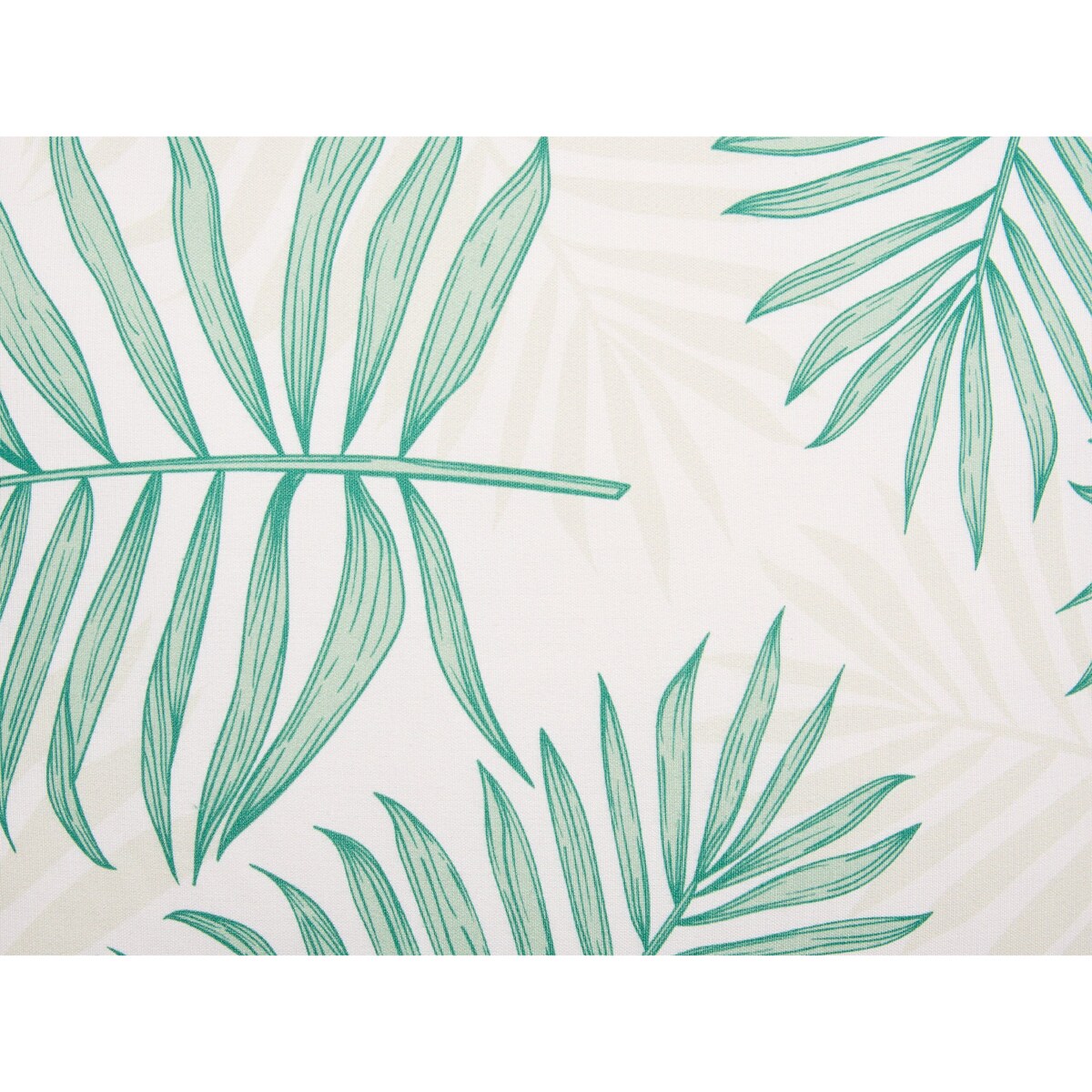 2 poduszki ogrodowe w liście 45 x 45 cm beżowy z zielonym POGGIO