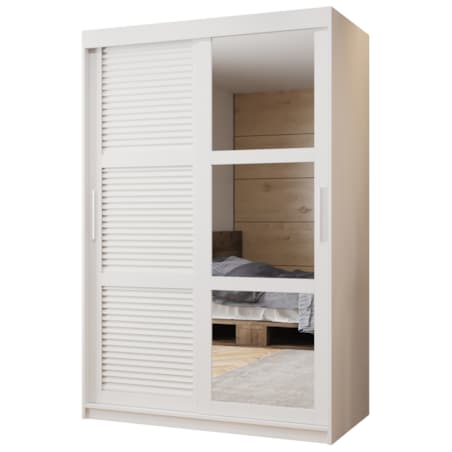 Szafa przesuwna Garderoba ŻALUZJA 2 120 biały