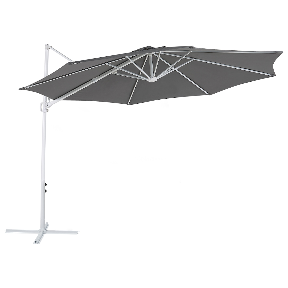 Parasol ogrodowy na wysięgniku 295 cm SAVONA II Ciemnoszary