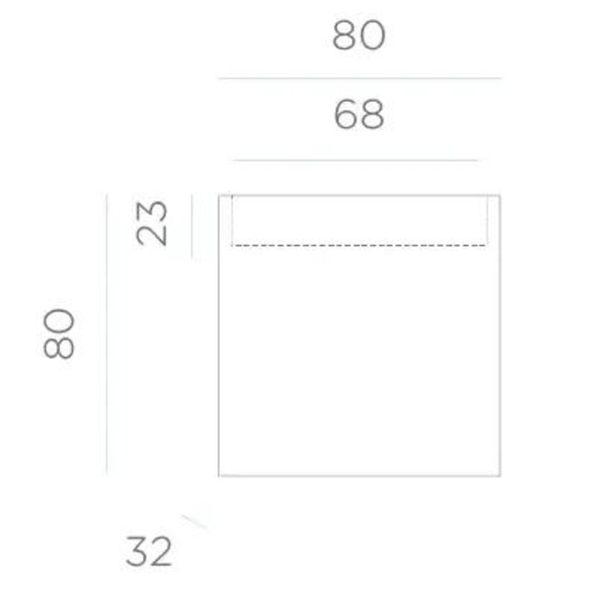 Podświetlana donica ogrodowa Junco LUMJN080SSNW King Home IP65 kostka biała