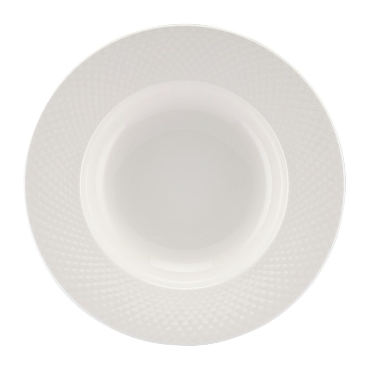 VILLA ITALIA Talerz głęboki porcelanowy 23 cm BARI WHITE