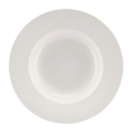 VILLA ITALIA Talerz głęboki porcelanowy 23 cm BARI WHITE